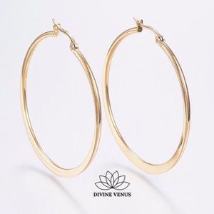 Hoop Earrings - Gold Plated 304 Stainless Steel